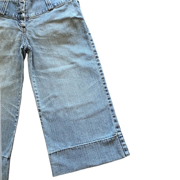 Blue Asphalt Hipster -Low Rise Capri Jeans , Womens Denim Capri Low Rise Jeans - Picture 10 of 15